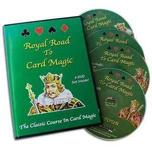 Royal Road to Card Magic DVD   trick AMAZING 4 DVDs Beginner to Expert 