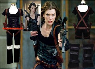 Resident Evil afterlife Alice cosplay costume new