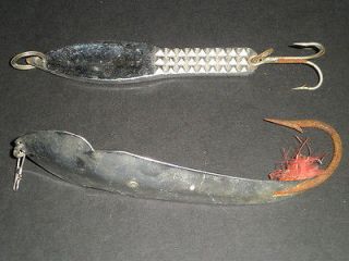 Vintage Metal Fishing Lures   Spoons SPOOFER + Tony Accetta PET 19 