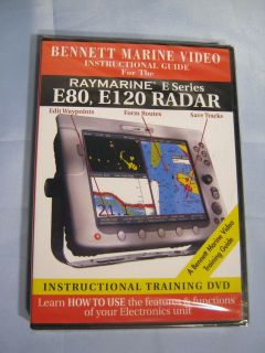   Raymarine E Series E80 + E120 Boat Radar Instructional DVD N7802DVD