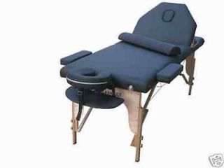 Reiki Portable Massage Table w/Carry Case Half Bolster