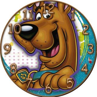 SCOOBY DOO DESIGN 2 PERSONALISED CD WALL CLOCK