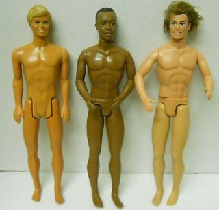 Mattel Barbie Lot of 3 Ken Dolls to Customize