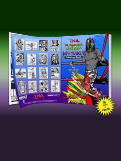 Official TNA Impact Wrestling Jeff Hardy 16 Page Colouring Book