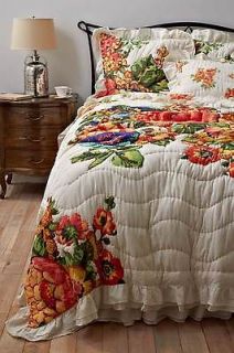 268 NIP ANTHROPOLOGIE Esperanza KING QUILT Comforter 5 STAR REVIEWS!