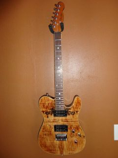 spalted maple telecaster in Electric