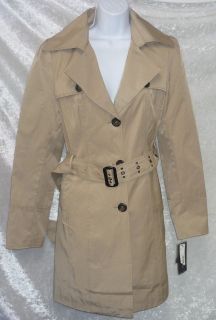 Marvin Richards Womens Mid Length Trench Coat size M NEW