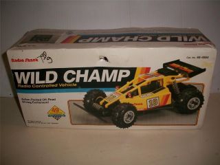   SHACK WILD CHAMP RADIO CONTROLLED VEHICHLE OFF ROAD 49 MHz CONTROL