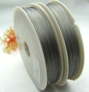 200 Meter (2) Silver Tiger Tail Beading Wire/0.38. S200(2)