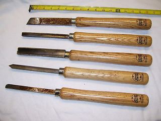 Wood Lathe Chisels, Shop Smith Nice Woodworking Tools