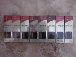 Max Factor Lipfinity Lip Colour Step 1 & 2   Please Choose Colour