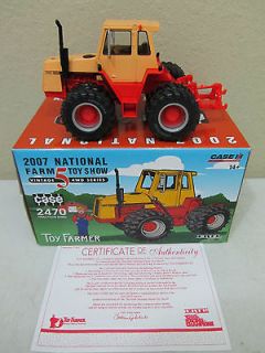 RARE 1/32 CASE 2470 TRACTION KING 4WD W/ DUAL NATIONAL FARM TOY SHOW 