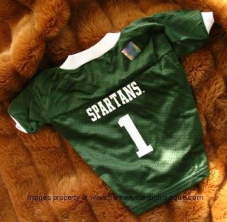 Michigan State Spartans NCAA Football Dog Jersey