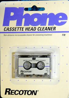   HEAD CLEANER SEALED TAPE FOR MICRO CASSETTE ANSWERING PHONE MACHINES
