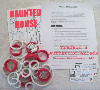 Haunted House Pinball Rubber Ring Kit   Gottlieb