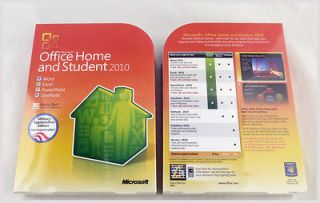 NEW / SEALED Microsoft Office Home & Student 2010 / FULL VERSION 3X PC