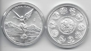 2012 Mexico Silver Libertad 1 oz. .999 Coin + Air Tight *In Stock Now