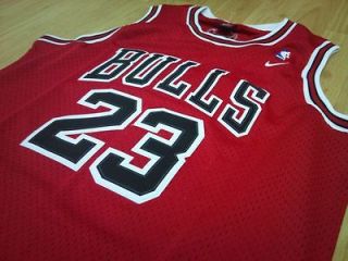 Michael Jordan Chicago Bulls NBA jersey size Small Red swingman 