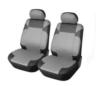 Front Car Seat Covers Compatible With Mini 153 BkGray (Fits: More than 