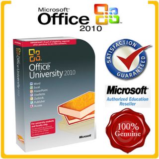 SEALED Microsoft MS Office Pro 2010 Professional 2PC Uni