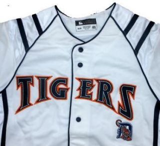 New Detroit Tigers MLB Baseball Jersey White Replica Authentic 
