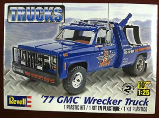 Revell 77 GMC Wrecker Truck 1/25 Scale Plastic Model Kit 85 7220