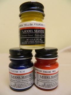 Testors Model Master .5 oz Jars Enamel Paints Many Colors Available