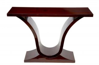 Rosewood Oggee Art Deco Console Table Hall Tables Furniture