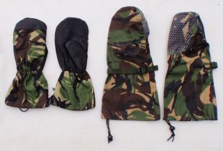 British Army Extreme Cold Weather Mittens set of Fabric Liners 