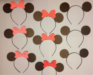 Mickey Mouse Birthday Party on Mickey Or Minnie Mouse Ears Birthday Party Favors Costume Headband