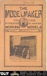 February 1931 Model Maker Magazine Railroad Locomotive