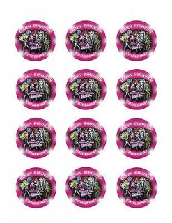 MONSTER HIGH DOLL Edible Cupcake Image Frosting sheet Topper 2 