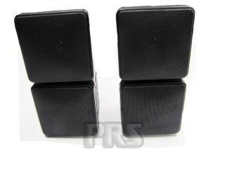   DUAL CUBE SPEAKERS HOME THEATER / SURROUND SOUND STEREO AUDIO 80 WATTS