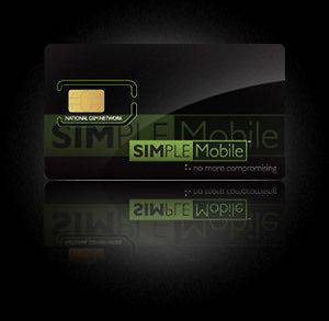 SIMPLE Mobile BlackBerry UNLIMITED Talk Text, 4G Web SIM Card