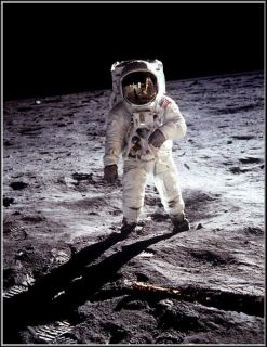   Print Edwin Buzz Aldrin   Space Suit Reflection, Apollo 11, 1969