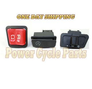   LIGHT SWITCH ON OFF SWITCH ELECTRIC STARTER BUTTON 50cc 250cc MOPED
