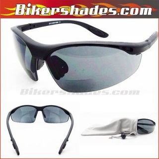 Motorcycle Bifocal biker riding SMOKE glasses sunglass goggles Z87.1 