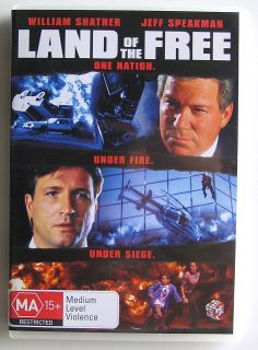DVD MOVIE   LAND OF THE FREE William Shatner of Boston Legal and Jeff 