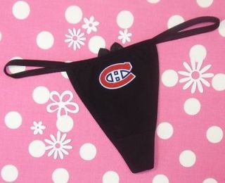 MONTREAL CANADIENS ~ Thong Womans Panties Charm Underwear Hockey 