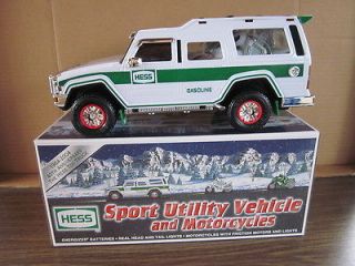 2004 Hess Sport Utility Vehicle & Motorcycles New in Box