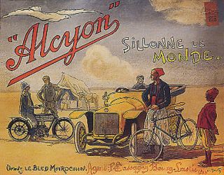 MOROCCO ARAB ARABIC ALCYON CAR poster REPRO POSTER