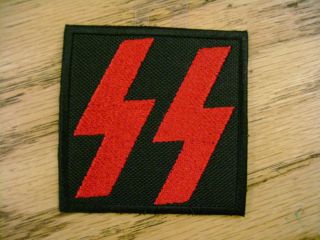 SS Red Bolts Funny Saying Vest Patch Motorcycle Biker Patch Club Patch