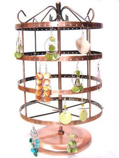 Copper Plated Multi Earring Jewelry Display Holder d015