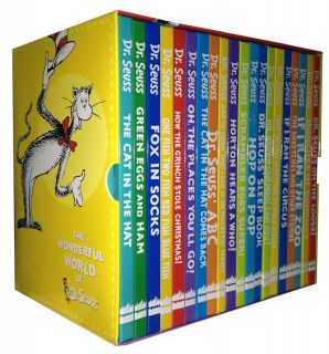   World of Dr. Seuss Series 20 Books Gift Box Set Collection New