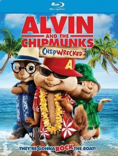 ALVIN AND THE CHIPMUNKS CHIPWRECKED BLU RAY, DVD, AND DIGITAL COPY