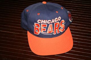 CHICAGO BEARS TEAM NFL SNAPBACK HAT EUC
