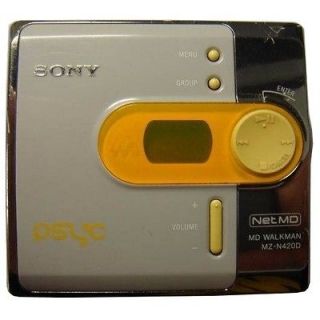 Sony MZ N420D Minidisc/MD/MP3/WMA Player / USB Recorder   Grey   VERY 