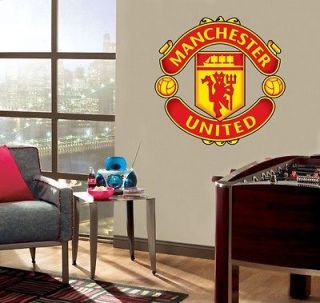   UNITED MANU Decal Removable HUGE Premier League WALL STICKER