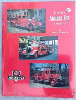 FDNY Ahrens Fox & Mack L Model Apparatus Books by John A. Calderone