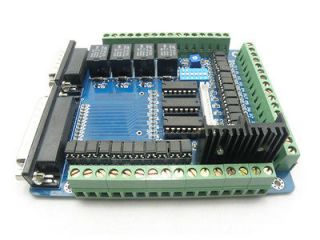 CNC 5 Axis Breakout Interface Board For Stepper Motor Driver CNC Mill 